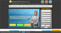 Desktop Screenshot of businesspersonalstatement.com